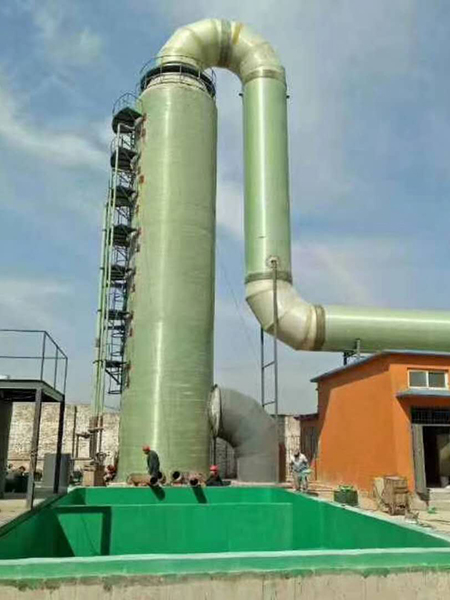 玻璃鋼風(fēng)管煙囪 